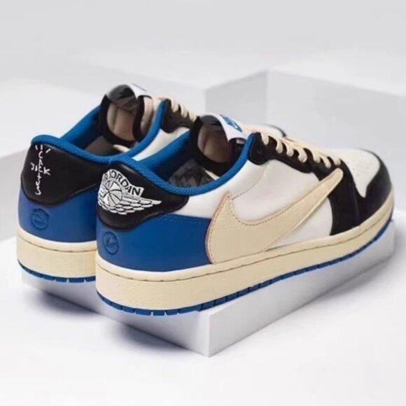 Jordan 1 low Nike travis scott x fragment sneakers - Picture 5 of 7